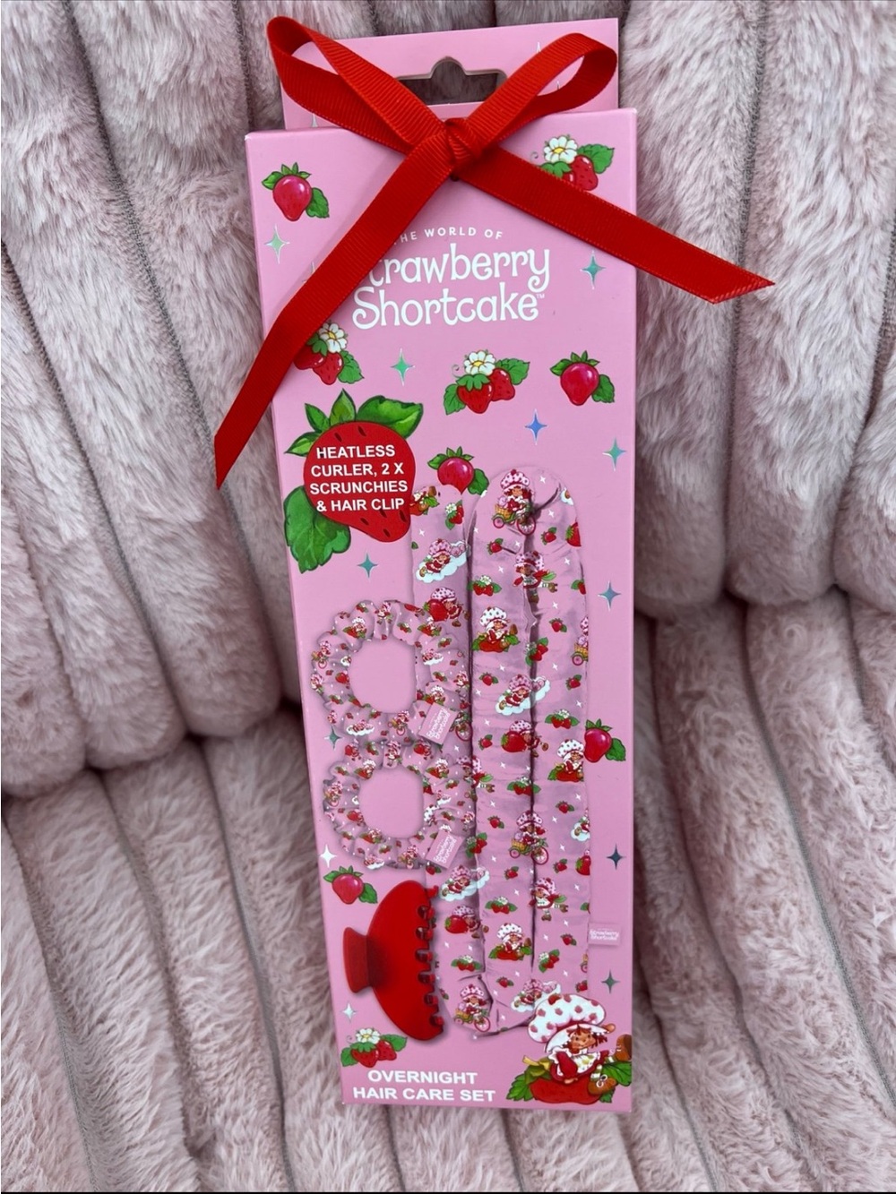 Strawberry Shortcake Overnight Hair Care Set